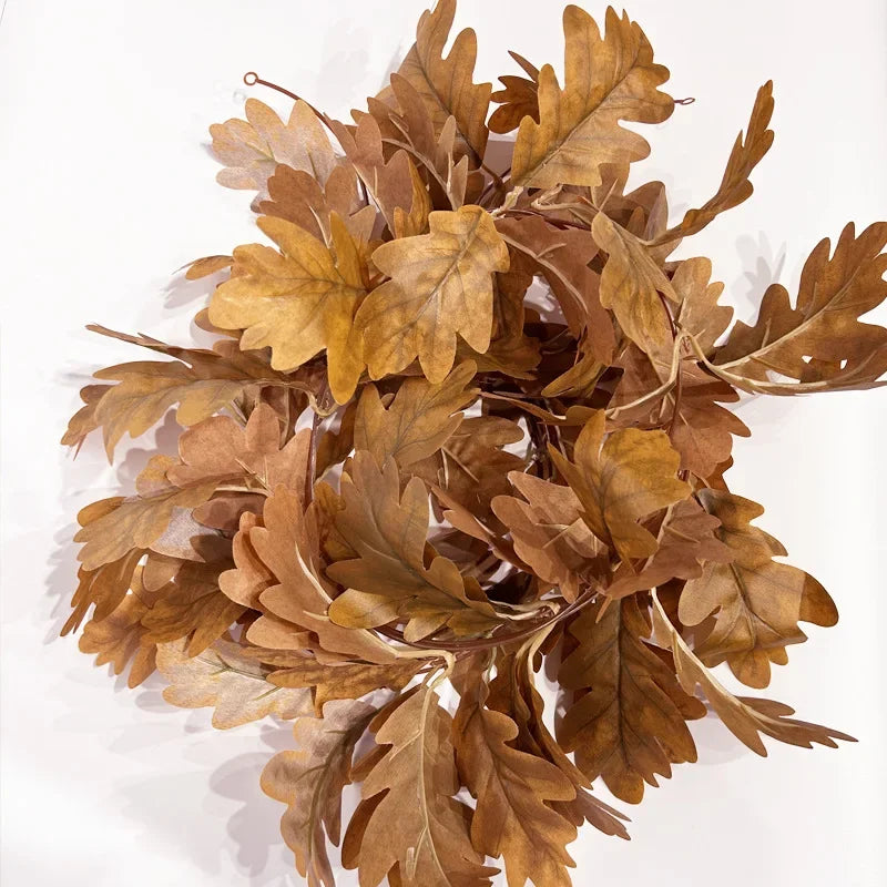 Artificial Plant 240cm Faux Chrysanthemum & Acacia Leaf Wall Decor