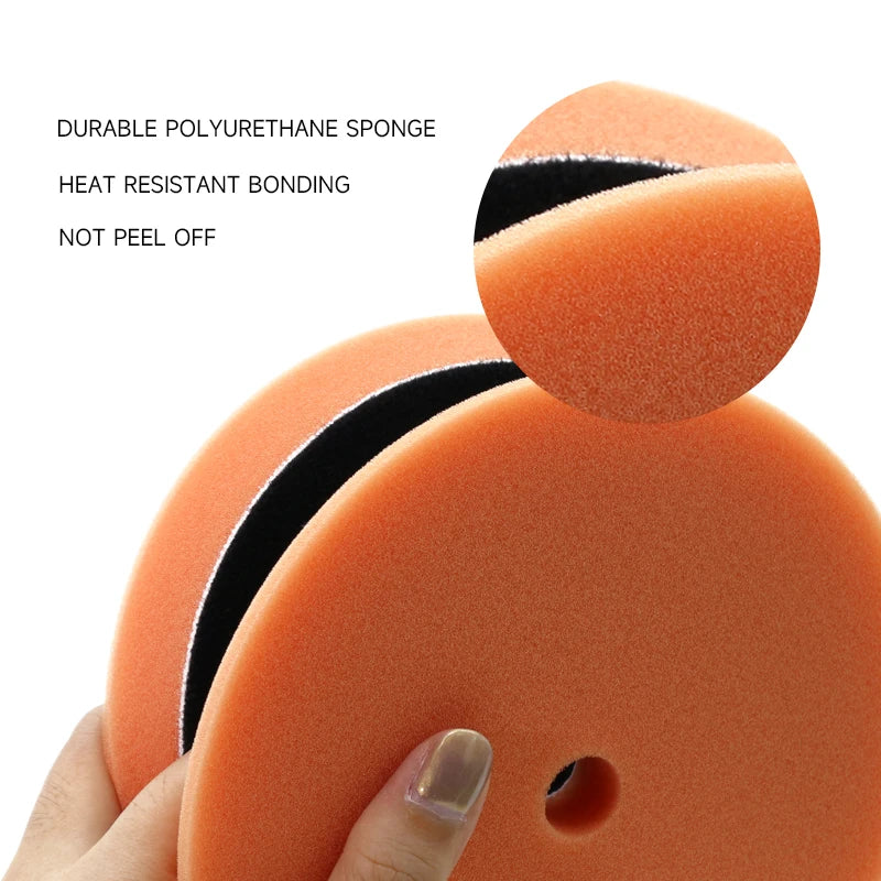 Car Polishing Foam Pads Set - 3/5/6 Inch Dual Action & Rotary Buffing Pads