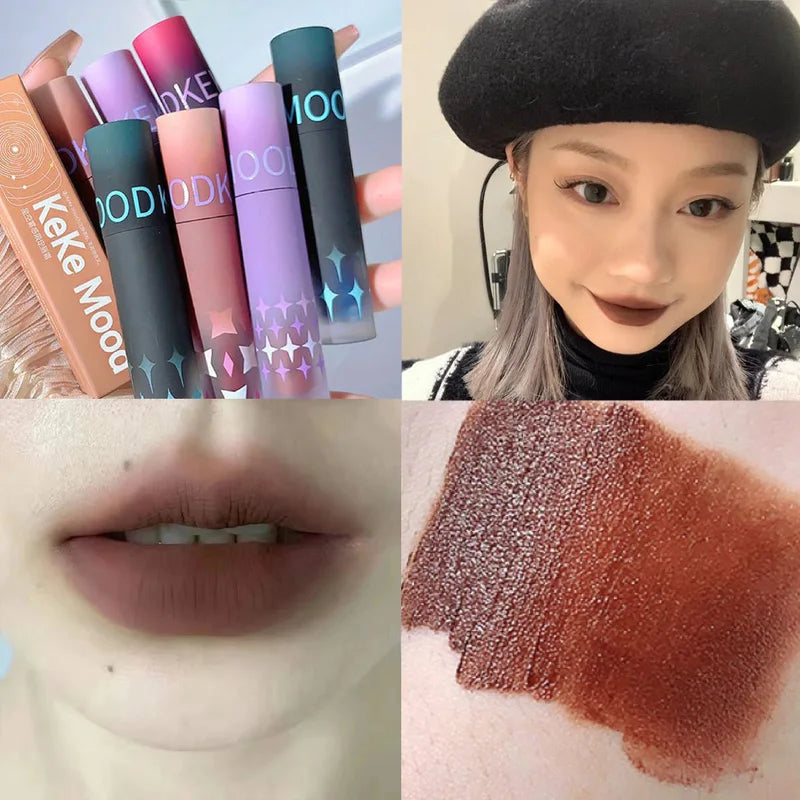 Waterproof Matte Lipstick Set - Long Lasting Lip Gloss & Lip Tint