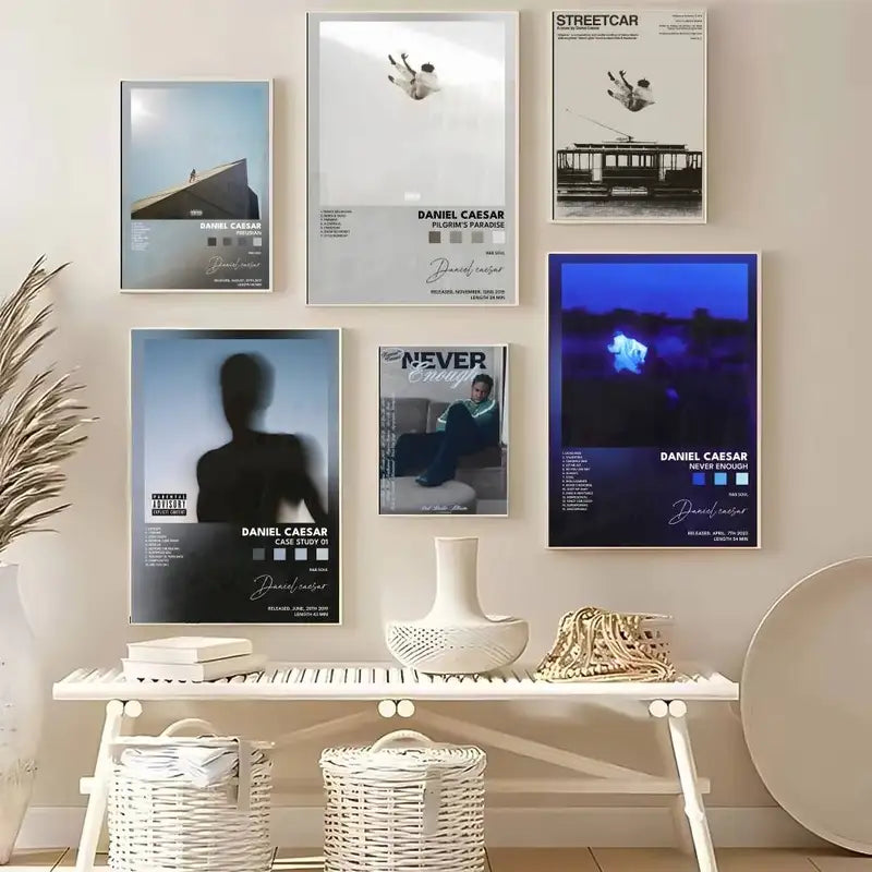 Singer D-Daniel Caesar Poster Wall Art - Modern Living Room Decoration