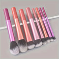 8-Piece Makeup Brush Set - Soft Synthetic Hair, Easy to Clean, Cruelty-Free, Foundation, Blush, Eyeshadow