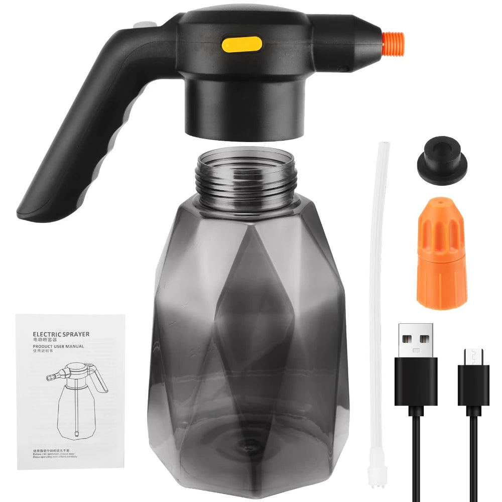 Wireless Rechargeable Electric Sprayer Bottle for Gardening & Cleaning