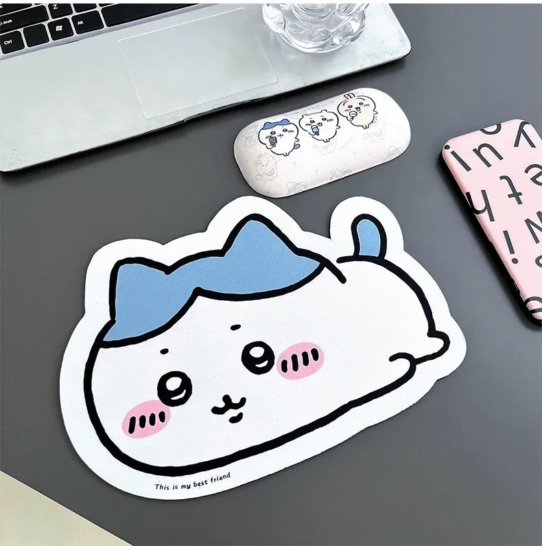 Cute Cartoon Usagi Leather Mouse Pad Desk Mat Office Supplies Kids Gift