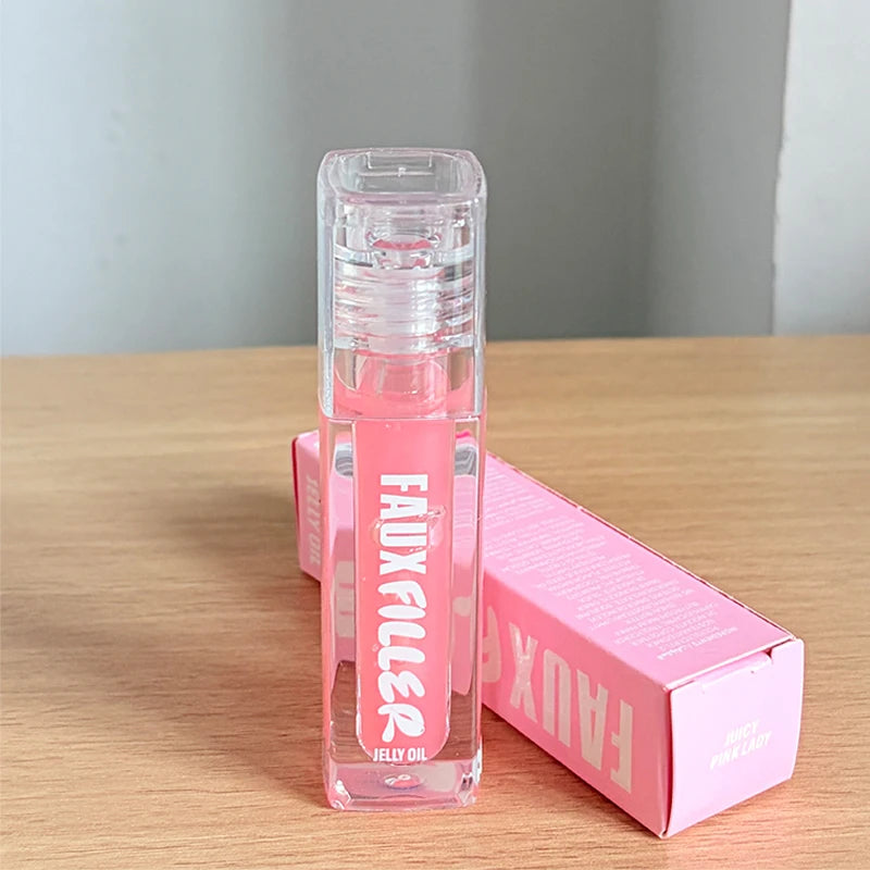Plumping Hydrating Lip Gloss - Multi Nude Shades, Non-Sticky Daily Lip Makeup for Women and Girls