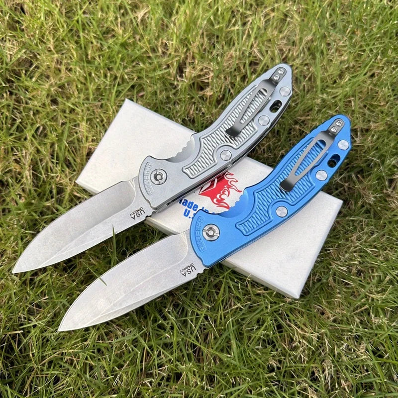 Multifunction Folding Pocket Knife with D2 Steel Blade and Aluminum Handle