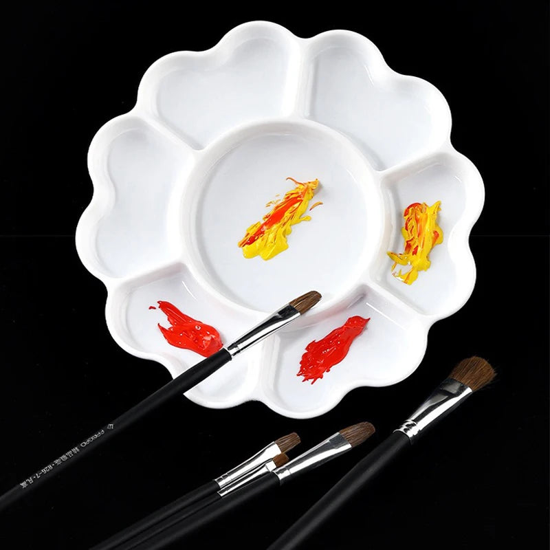 Imitation Porcelain Color Palette for Art and Crafting - Plum Blossom White