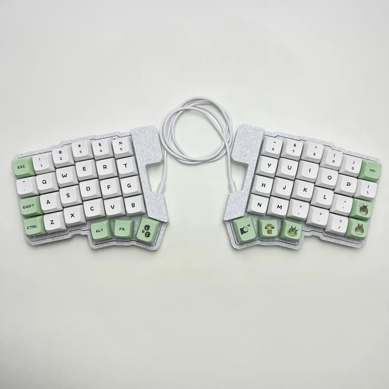 Split Mechanical Keyboard Kit - Hot Swappable, Programmable, Ergonomic 54-Key Layout