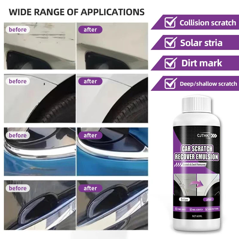 Car Scratch Remover Paint Care Kit for Mild Scratches and Swirls