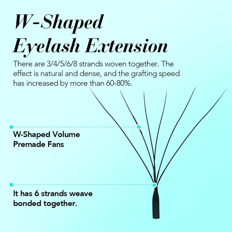 Eyelash Extension Fans 3D 4D 5D 6D 8D Premade Fan Lash Extensions Natural Soft