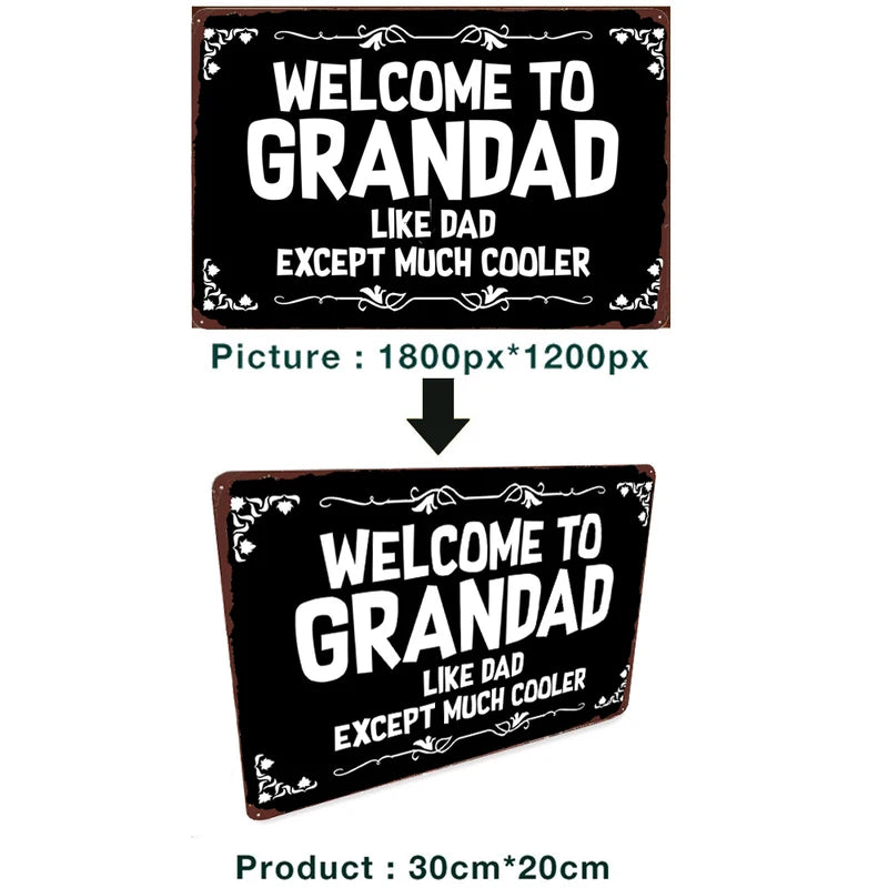 Custom Metal Tin Sign Wall Decor Retro Plaque Home Art Poster Private Plates