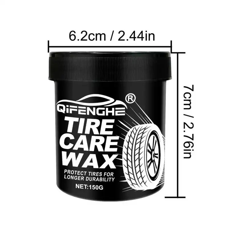 Car Tire Shine Wax - Durable Gloss Enhancer & Protective Coating for Tires