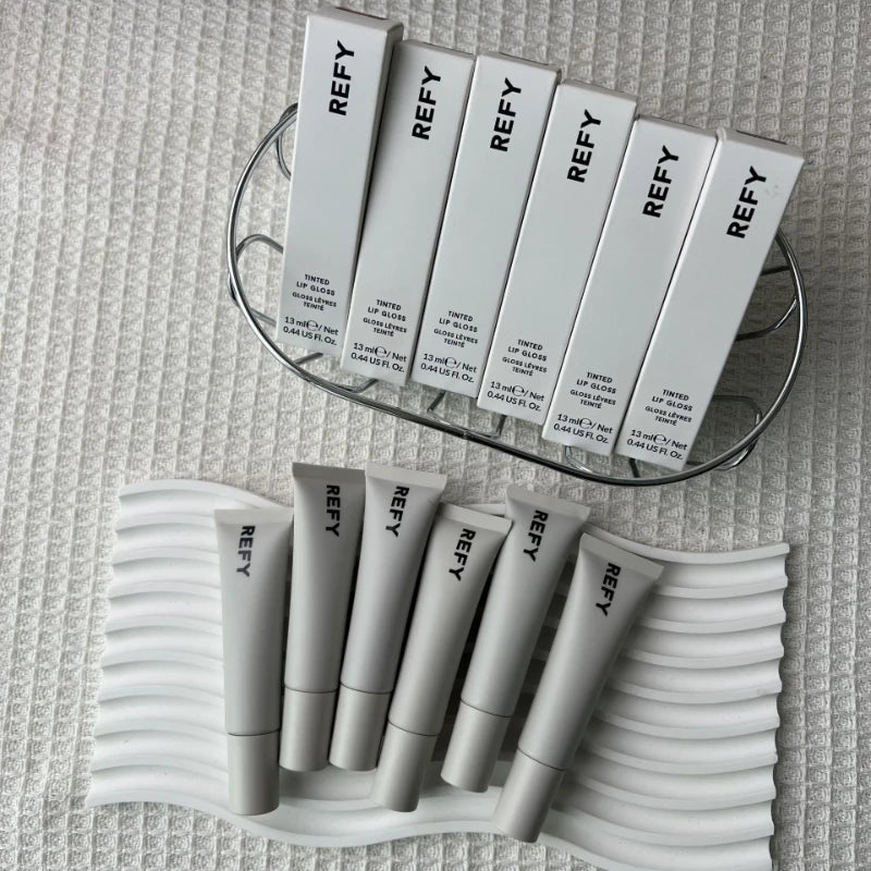Nourishing Lip Gloss with Metal Tip - Hydrating, Non-Sticky Lip Care Makeup