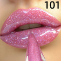 Moisturizing Lip Gloss with Glitter and Shimmer - Long Lasting Lip Oil for Care & Plumping - Multiple Colors