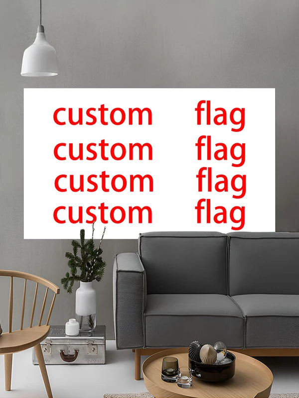 Outdoor Custom Printed Flag 60x90cm & 90x150cm with Brass Grommets & Shaft Cover