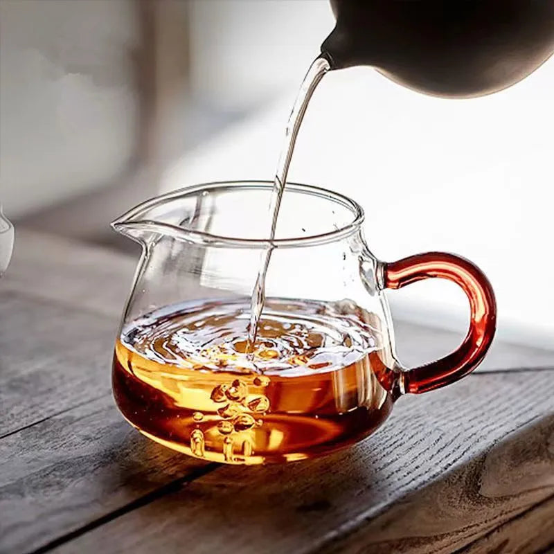 200ml Heat Resistant Glass Pourer Coffee Tea Dispenser for Kitchen Household Use