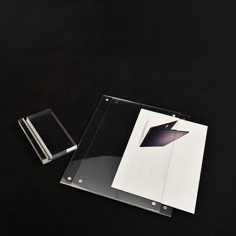Acrylic Desktop Photo Frame Display Stand for Certificates and Posters