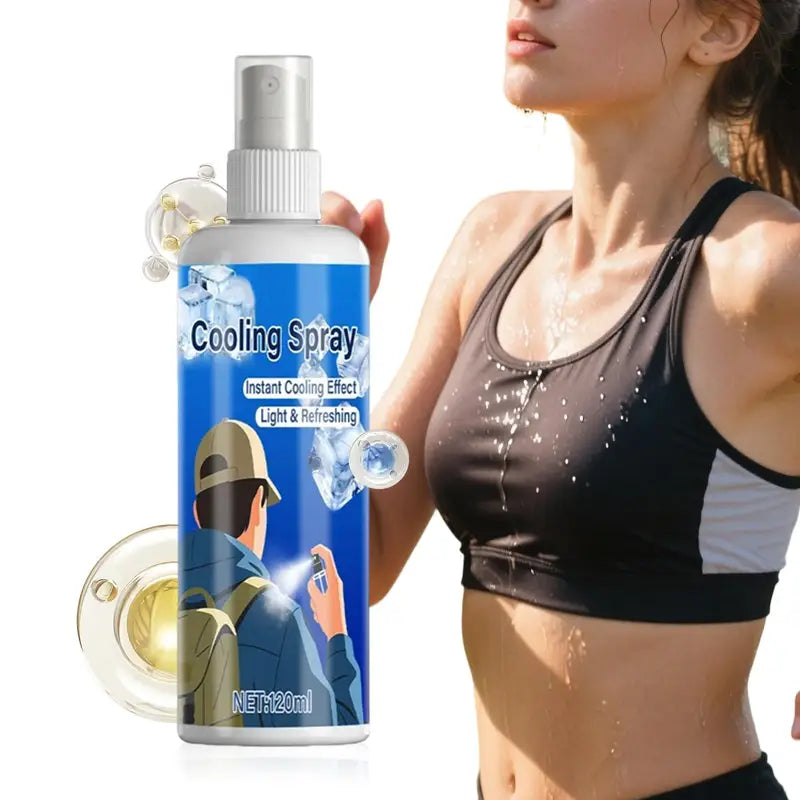 Sports Cold Spray 120ml Instant Cooling Relief for Injuries and Muscles