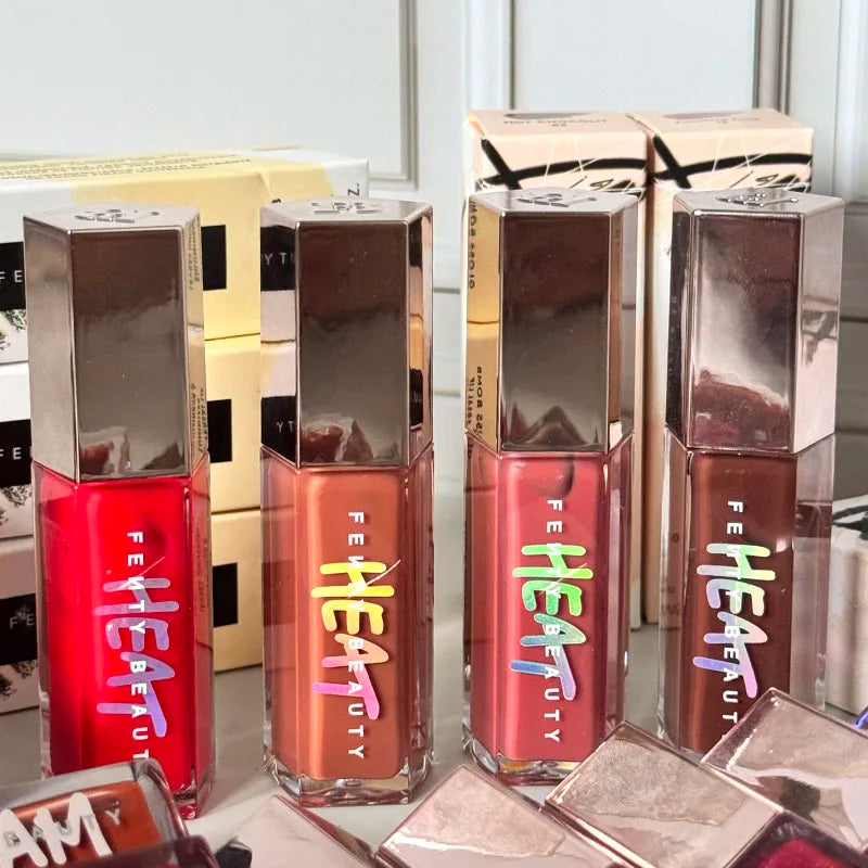 Lip Gloss Set with Brightening & Highlighting Effects - Multiple Colors Available