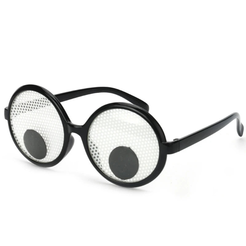 Halloween Party Props Rotating Eyeballs Cosplay Glasses for Festive Events