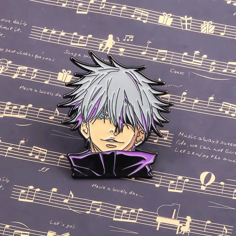 Anime Manga Enamel Pin Brooch for Women Backpack Lapel Badge Gift