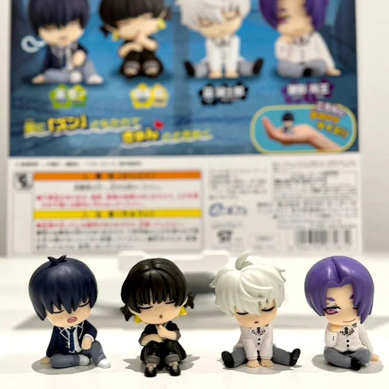 Anime Action Figures Set - Isagi Yoichi, Nagi Seishiro, Bachira, Meguru, Mikage, Reo - 4 Pack Collectible Toys