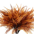 4pcs Artificial Bushes Plants Boston Ferns UV Resistant for Garden & Outdoor Decor