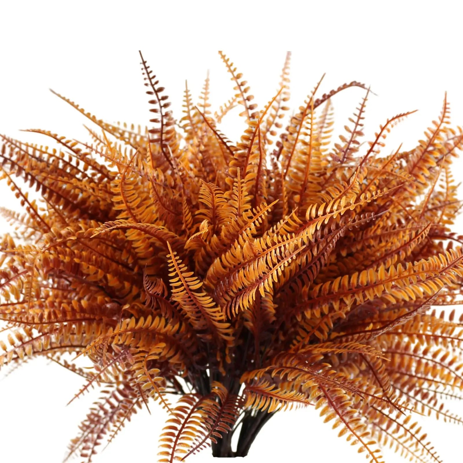 4pcs Artificial Bushes Plants Boston Ferns UV Resistant for Garden & Outdoor Decor