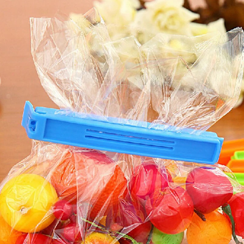Reusable Food Storage Sealing Clips Set - Colorful Kitchen Clamp Pack of 10-20