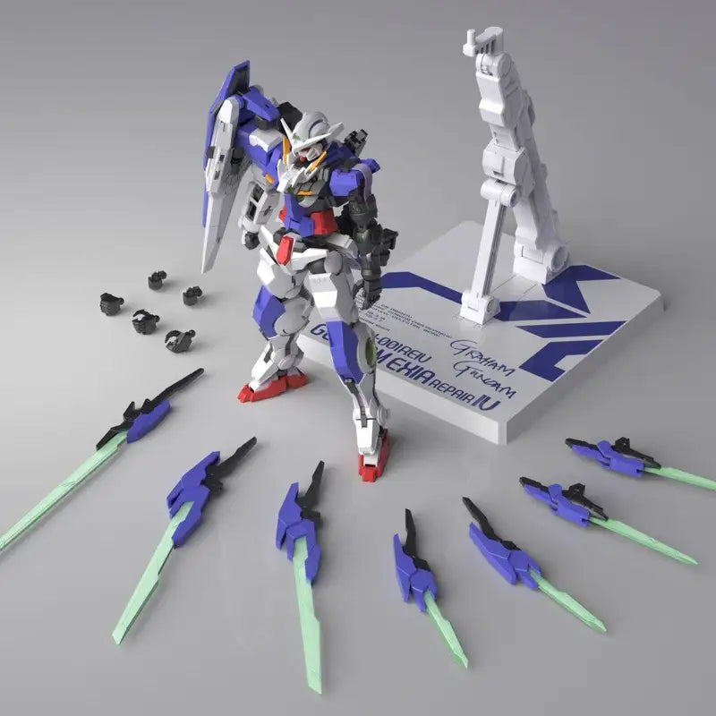 Gundam Model Kit GN-001REⅣ Exia Repair 1/144 Scale Assembly Action Figure