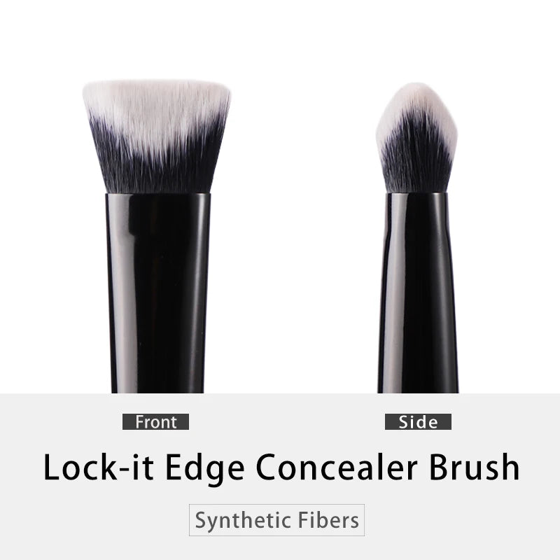 Makeup Brush Concealer Brush Soft Fiber Hair Black Handle for Women