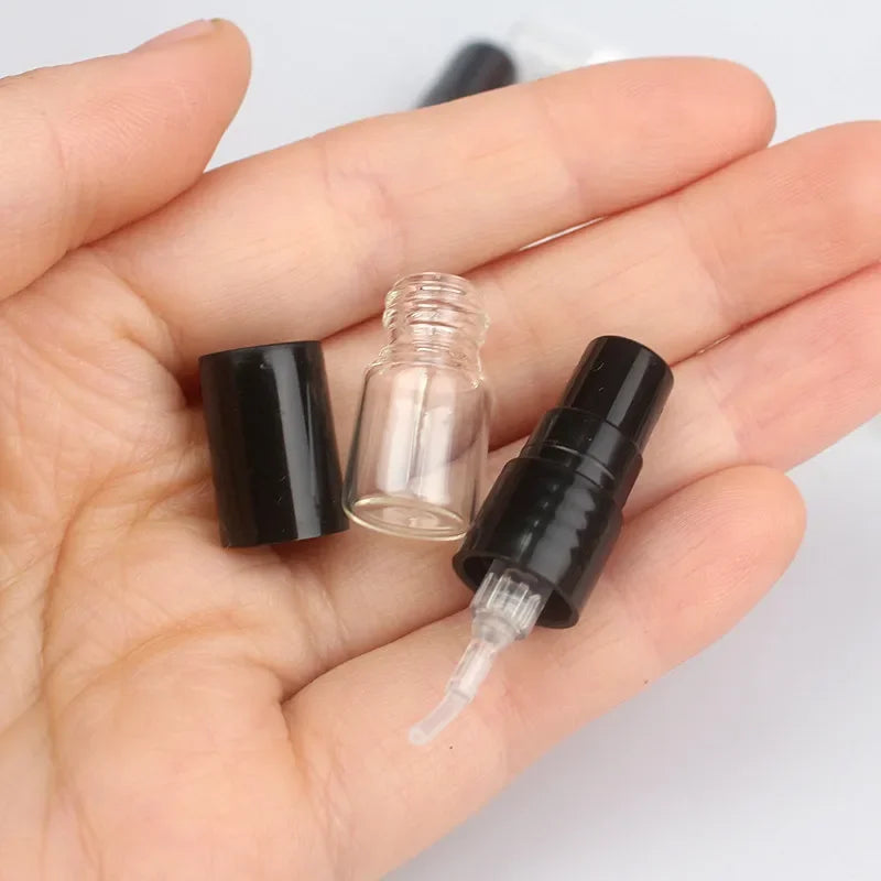 Refillable Glass Perfume Spray Bottles - Fine Mist Dispenser Sample Set