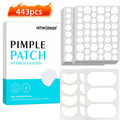Hydrocolloid Face Patch Set with Hydrating Sodium Hyaluronate and Tea Tree Oil - 443pcs