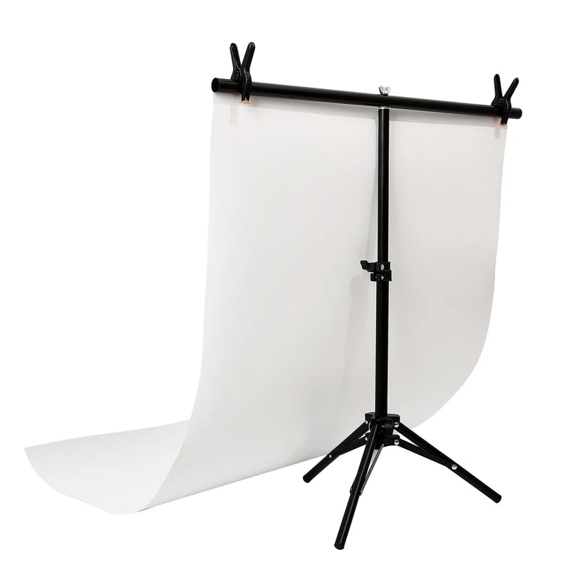 55x120cm White Photo Backdrop - Waterproof Anti-Wrinkle PVC Studio Background