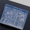 3D Nail Silicone Mold for Gothic Vintage Spell Book Nail Art Charms
