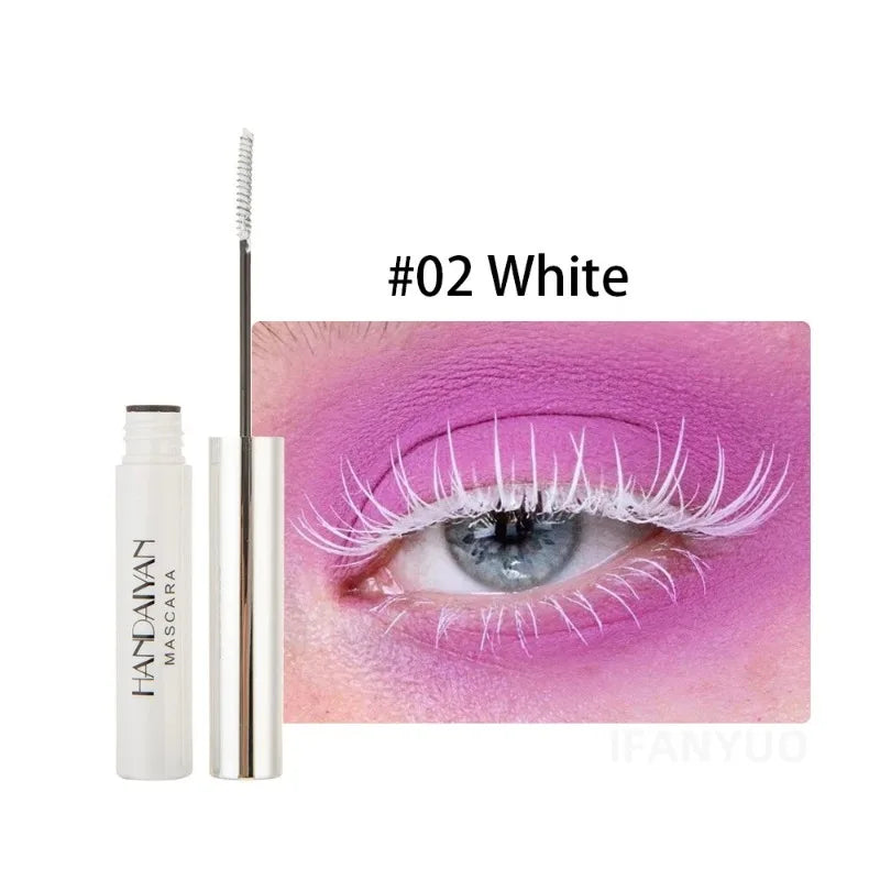 Color Waterproof Mascara - Fast Dry, Curly, Long-Lasting Eyelash Extension Makeup