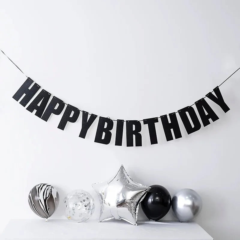 Birthday Banner 1Set Happy Birthday Wall Hanging Party Decorations