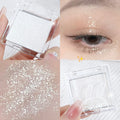 Monochrome Highlighter Palette with Brightening & Contouring Shades - Multiple Colors