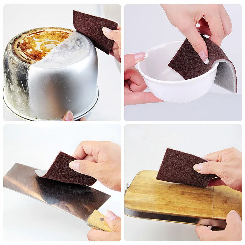 Magic Sponge Eraser for Rust and Stubborn Stain Removal - Kitchen Cleaning Tool