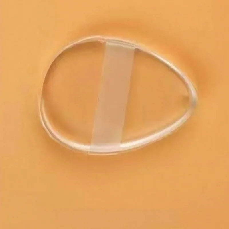 Silicone Makeup Sponge Set - Non-Absorbing Transparent Foundation Puffs