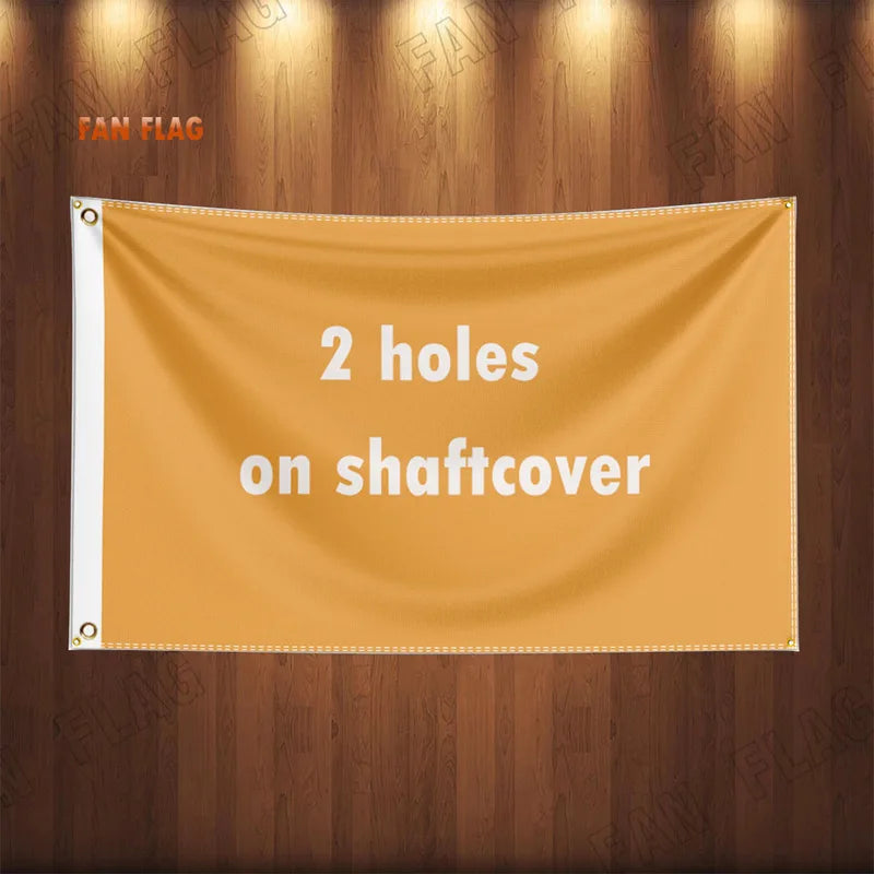 Custom Logo Flag Banner - Car Motorcycle Team or Company Decoration