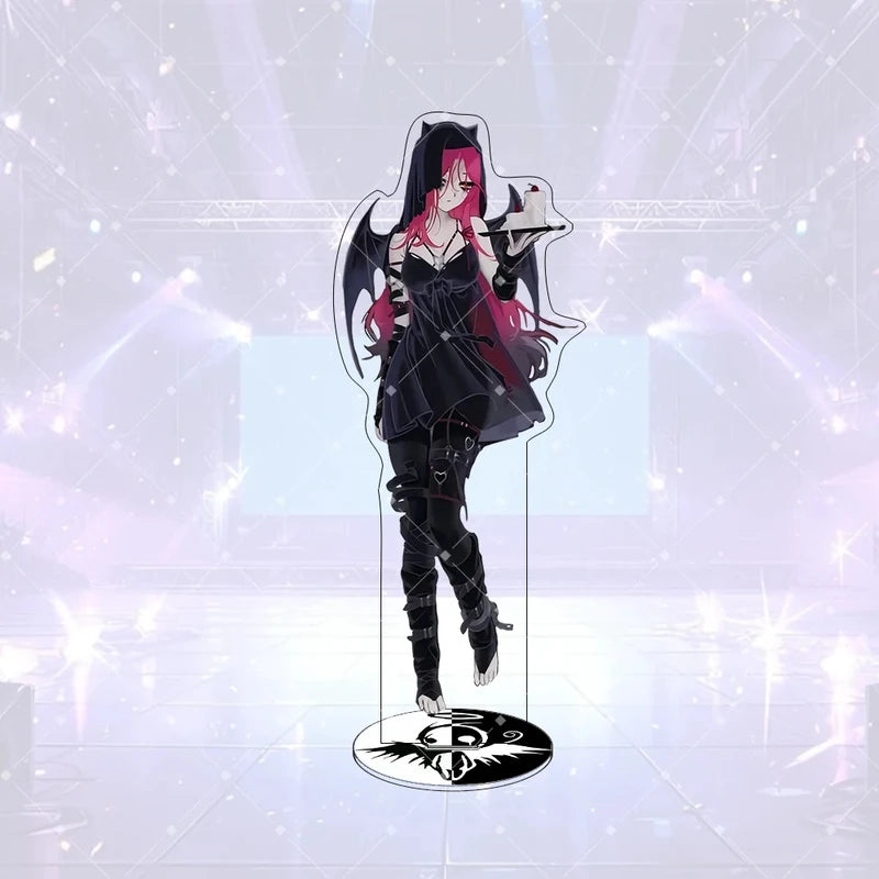 Anime Character Acrylic Stand Keychain Set - Cute Desktop Decor & Collectible