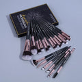 20-Piece Makeup Brush Set with Storage Box for Foundation Eyeshadow Blush