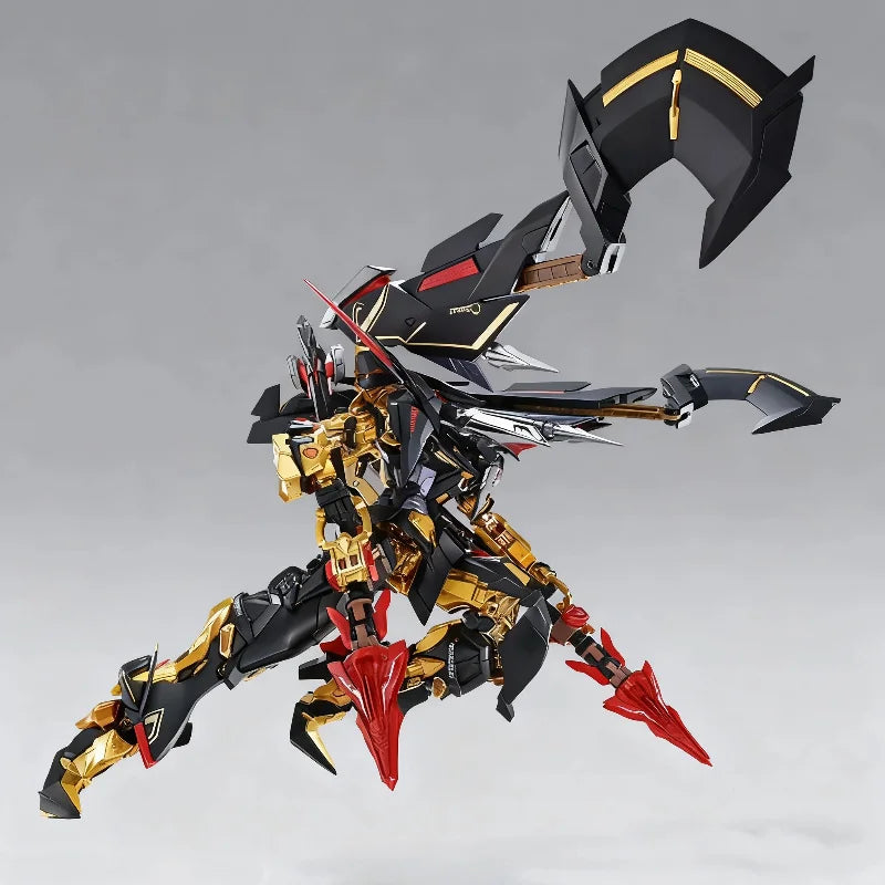 1/144 Astray Gold Frame Model Kit with Flight Pack & Weapons Set - Action Figure Gift
