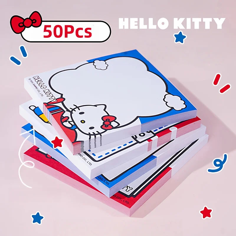 Hello Kitty Cartoon Memo Pad - Cute Notepad for Women & Gifts