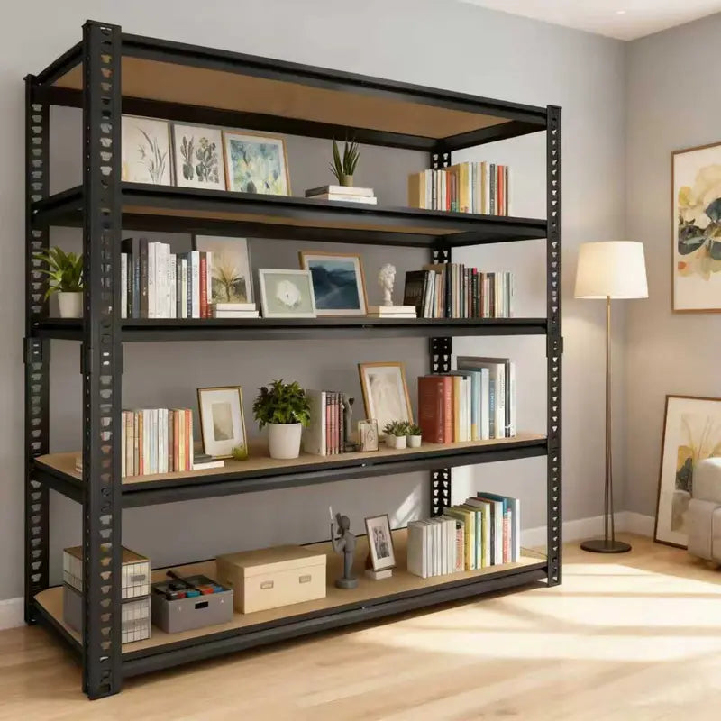 3050 LB Heavy Duty Metal Storage Racks - 40-Inch Garage Shelving System with Adjustable Height, Tool-Free Assembly