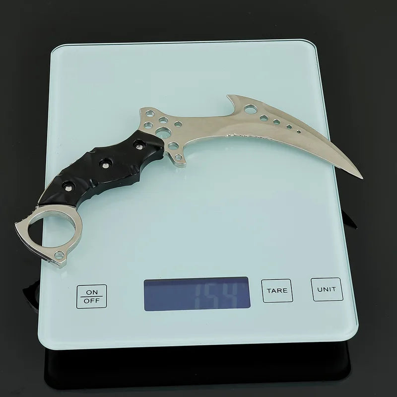 18cm Mechanical Claw Knife Model Toy - Metal Craft Ornament for Cosplay & Outdoor Play