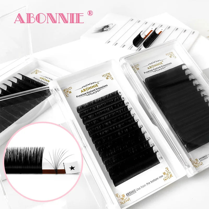 Auto Fan Lash Extensions Kit - Blooming Eyelashes, Easy Fanning, Mega Look