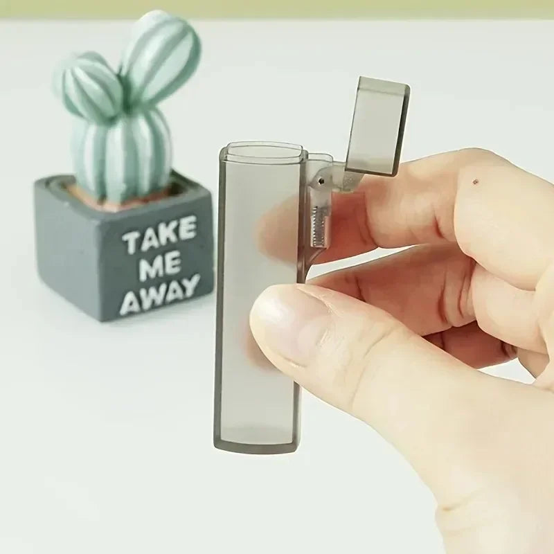 Plastic Portable Toothpick Case - Clear Travel Toothpick Holder for Outdoor and Restaurant Use