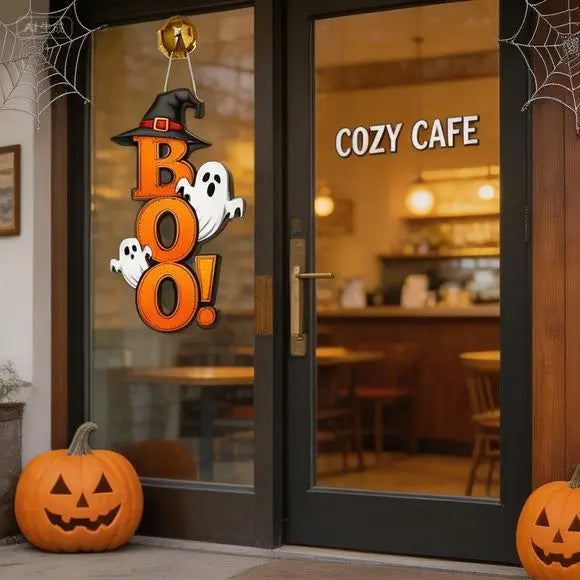 Wooden Wall Hanging Decor for Home and Holiday Halloween Celebration