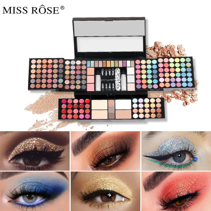 120 Colors All-in-One Makeup Palette with Eyeshadow Lipstick and Eyeliner